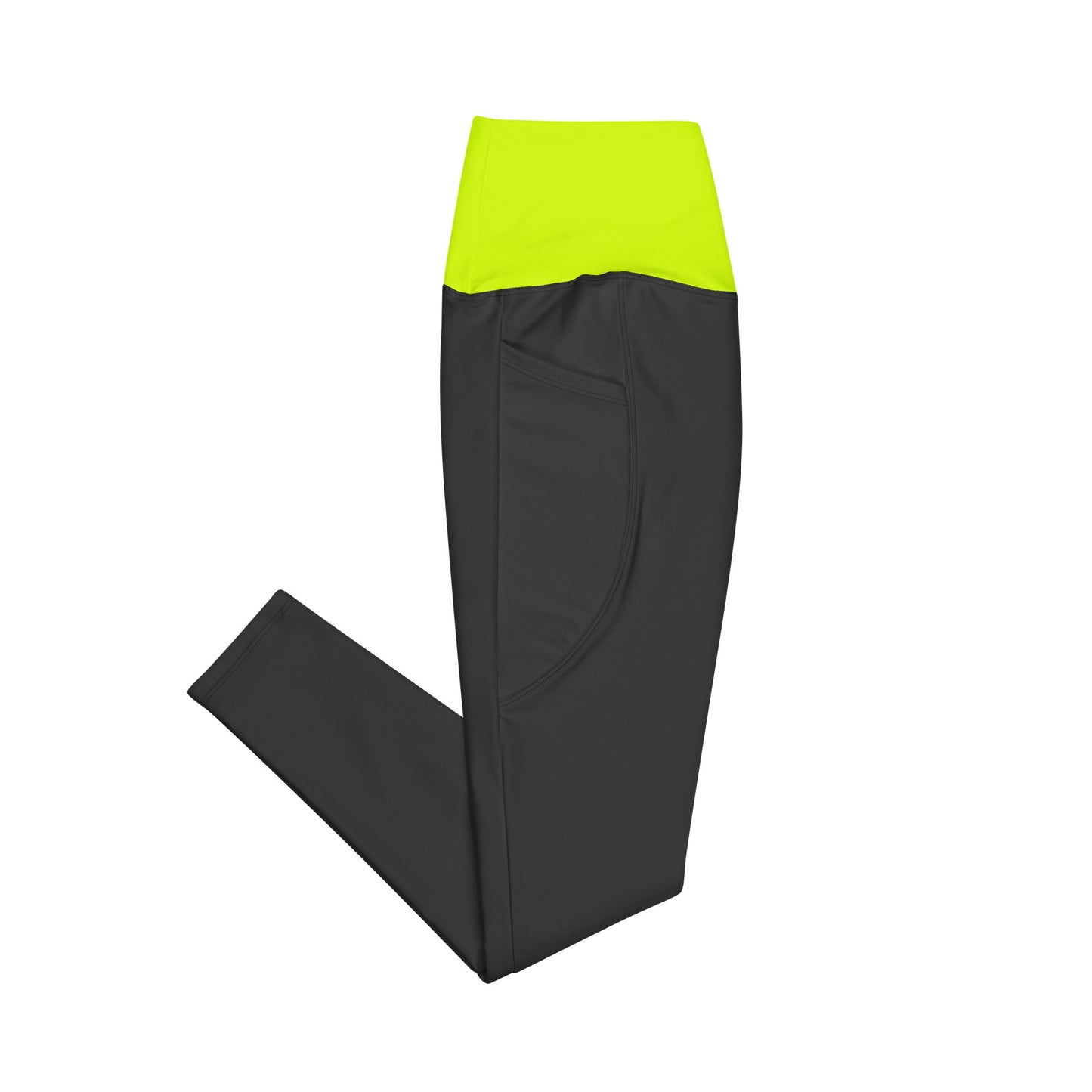 GymBum UK Luminous Surge Leggings with pockets – Summit Yellow