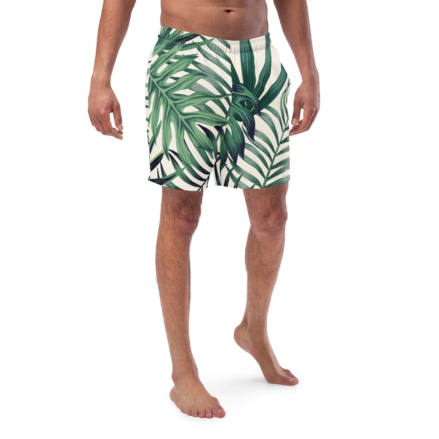 GymBumUK Palm Leaf Men's Swim Shorts