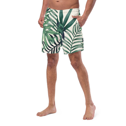 GymBumUK Palm Leaf Men's Swim Shorts