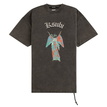 Angelik Excess Tee | Acid Black