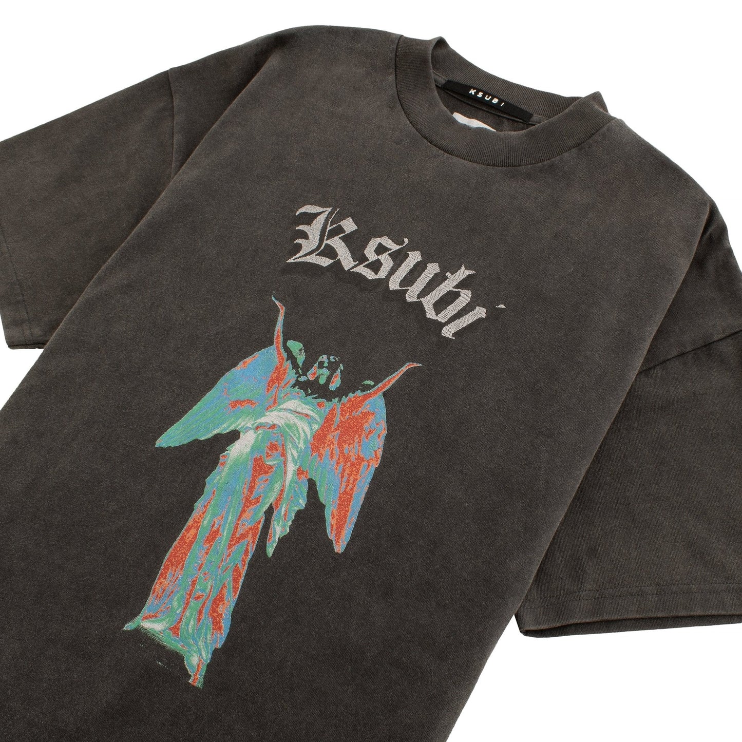 Angelik Excess Tee | Acid Black