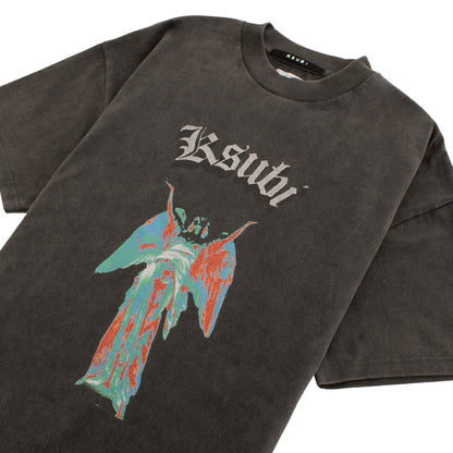 Angelik Excess Tee | Acid Black