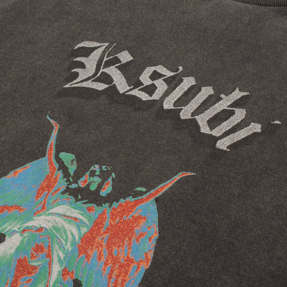 Angelik Excess Tee | Acid Black