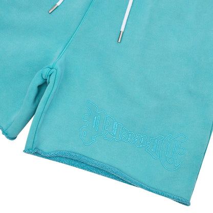 Arched Gothic Wordmark Sweatshort | Green