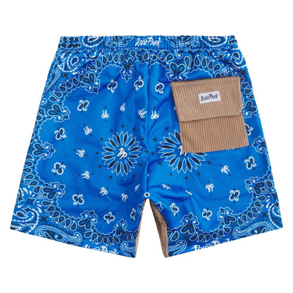 Bandana Mash Up Short | Blue