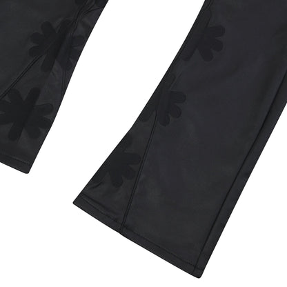 Black on Black Waxed Denim | Black
