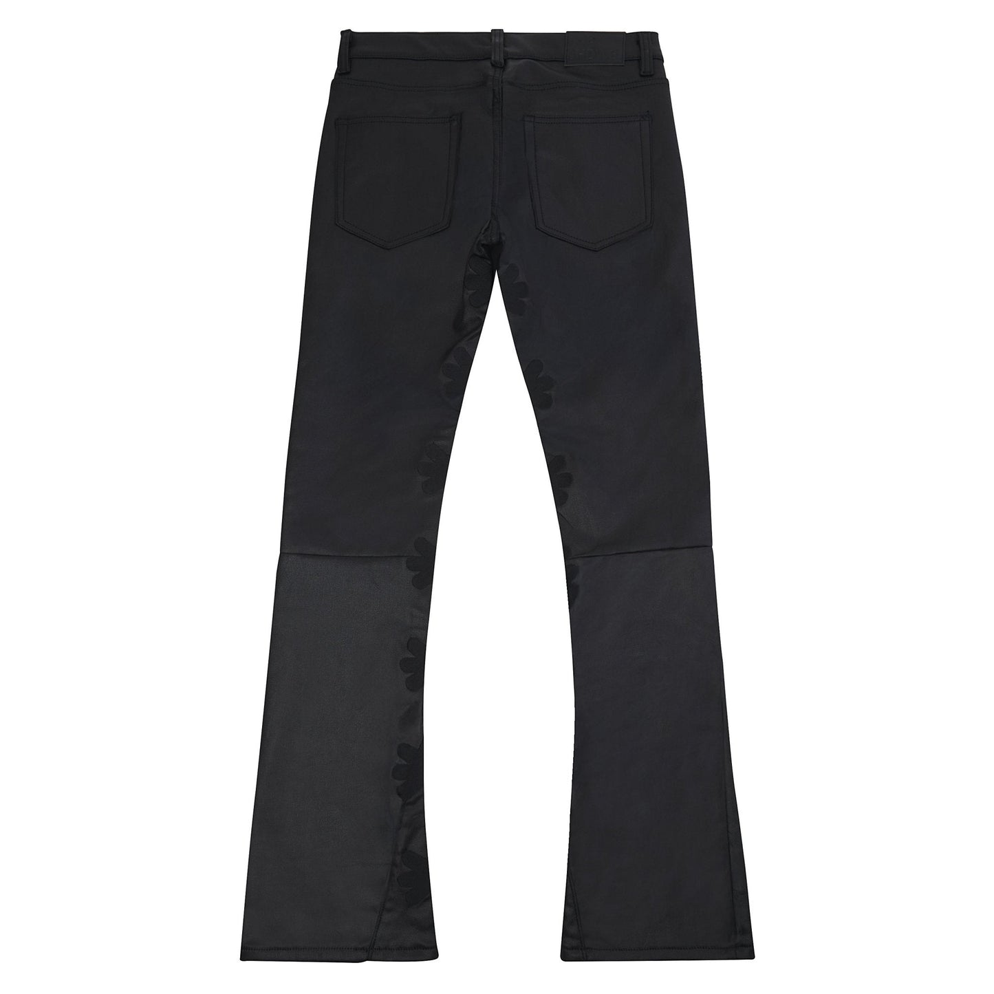 Black on Black Waxed Denim | Black