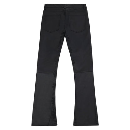 Black on Black Waxed Denim | Black