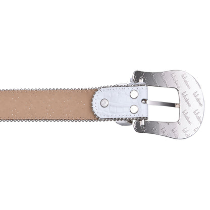 Blanc Swarovski Belt
