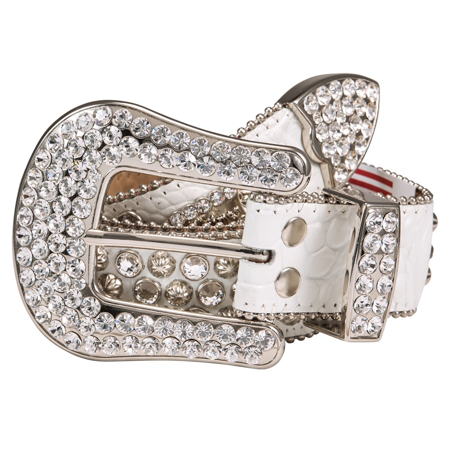 Blanc Swarovski Belt