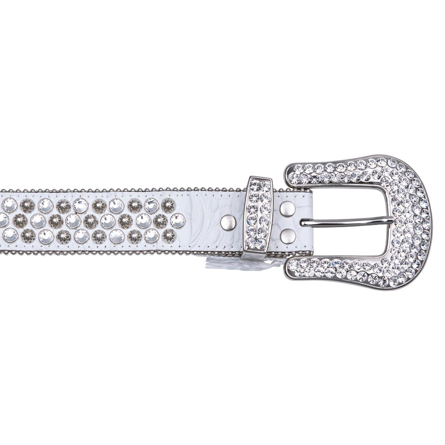 Blanc Swarovski Belt