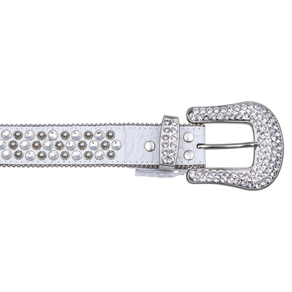 Blanc Swarovski Belt