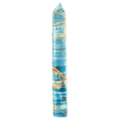 Blue Lemurian Calcite Tower