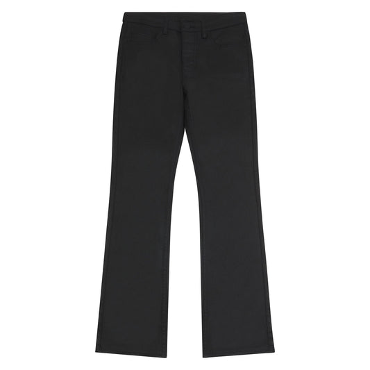 Bronko Flared Black Wax Denim