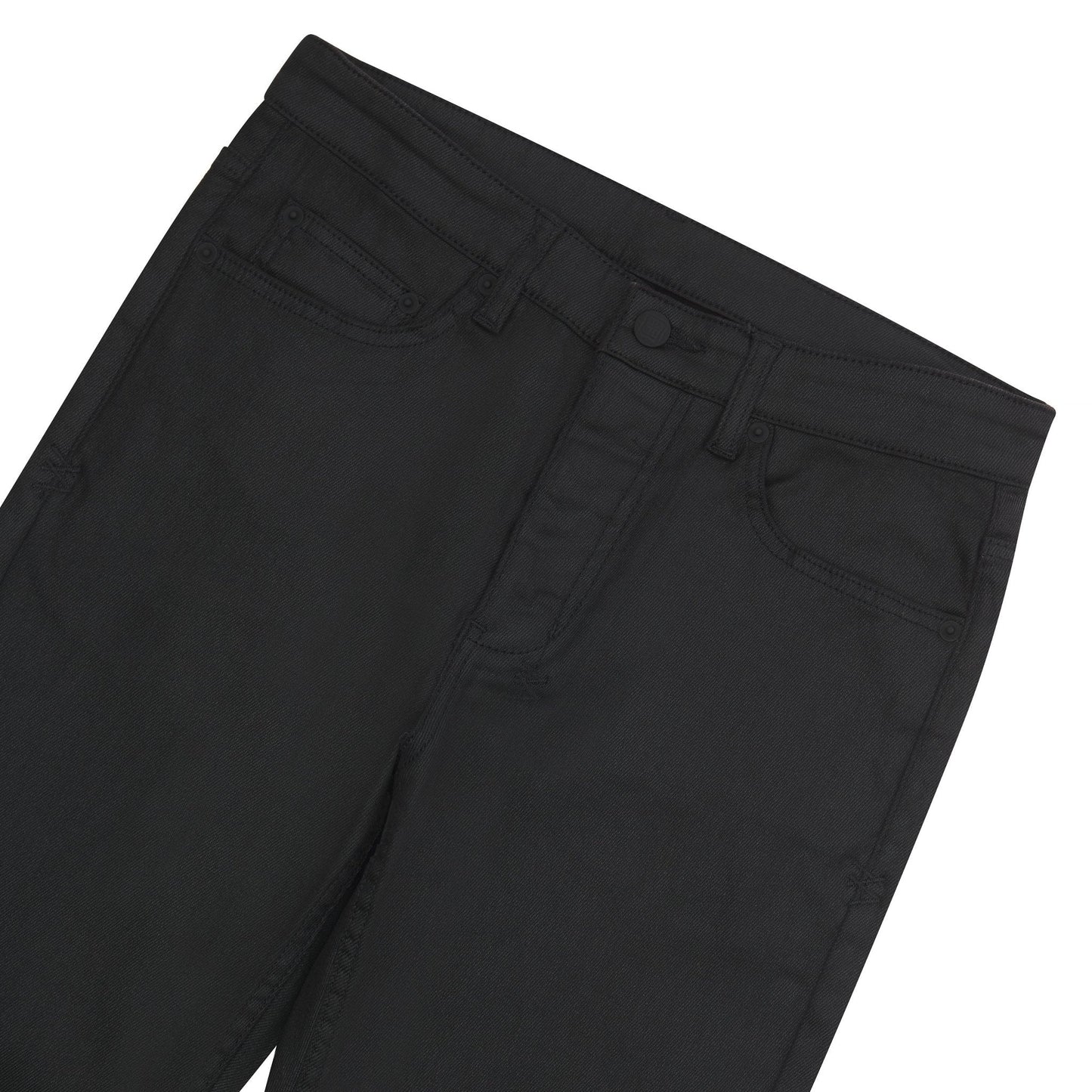 Bronko Flared Black Wax Denim