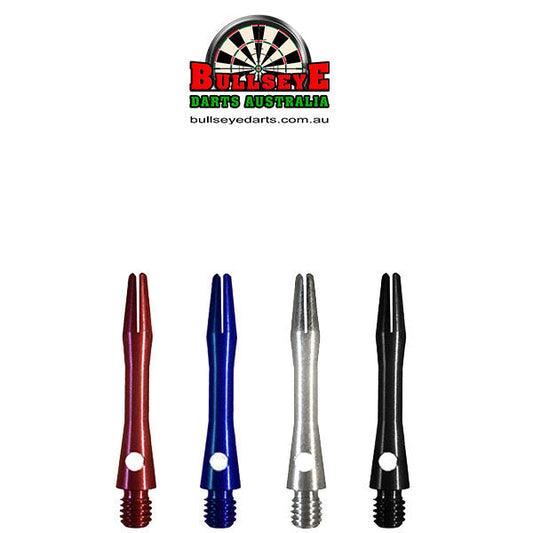 Bullseye Anodised Aluminium Shafts - Extra Short