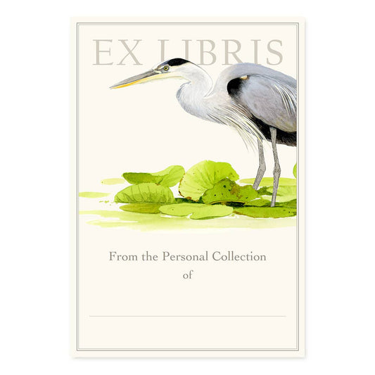 Great Blue Heron - Bookplates