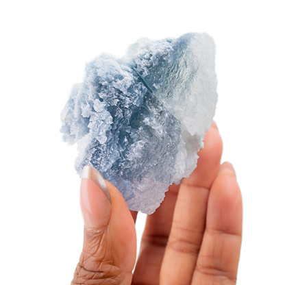 Blue Calcite with Celestite Crystal
