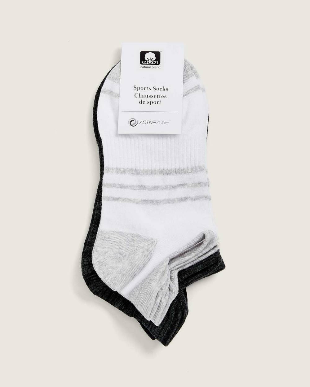 Thin Sport Socks, 3 Pairs - Active Zone