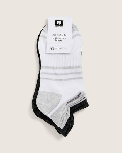 Thin Sport Socks, 3 Pairs - Active Zone