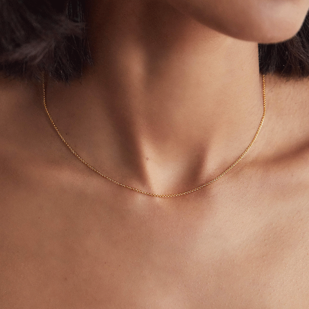 Gold Plain Chain