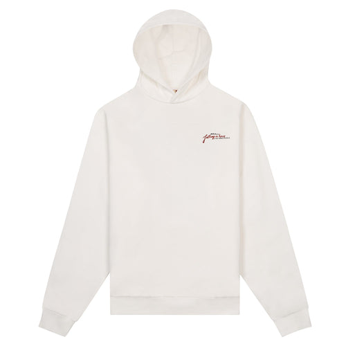 Crossword Heart Hoodie | Stone White