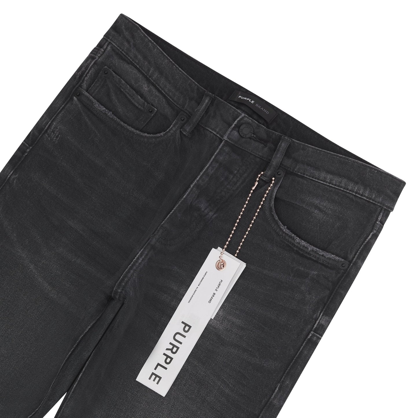 Double Dip Coated Straight Leg Denim