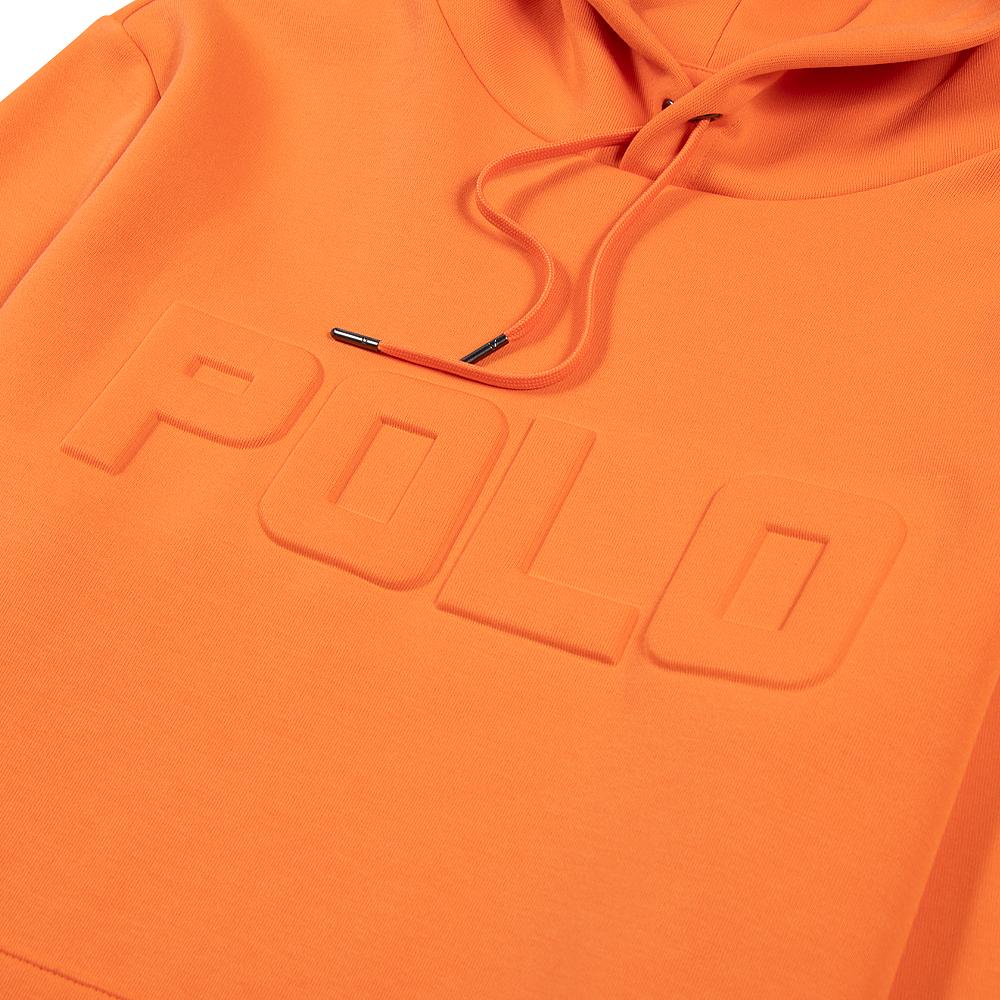 Double-Knit Pullover Hoodie | Orange