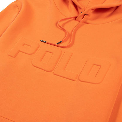 Double-Knit Pullover Hoodie | Orange