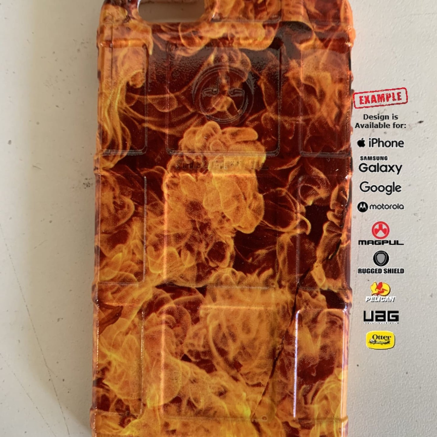 CLEARANCE - Magpul Industries Custom UV-Laser Printed MAG484 Apple iPhone 6/6s ONLY FIREBALL PRINT Custom Printed Phone Case EGO102