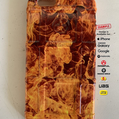 CLEARANCE - Magpul Industries Custom UV-Laser Printed MAG484 Apple iPhone 6/6s ONLY FIREBALL PRINT Custom Printed Phone Case EGO102