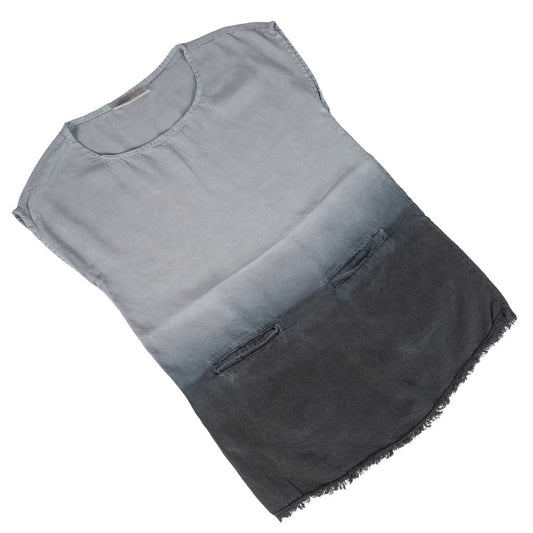 *Ombre Raw Hem Dress - FINAL SALE