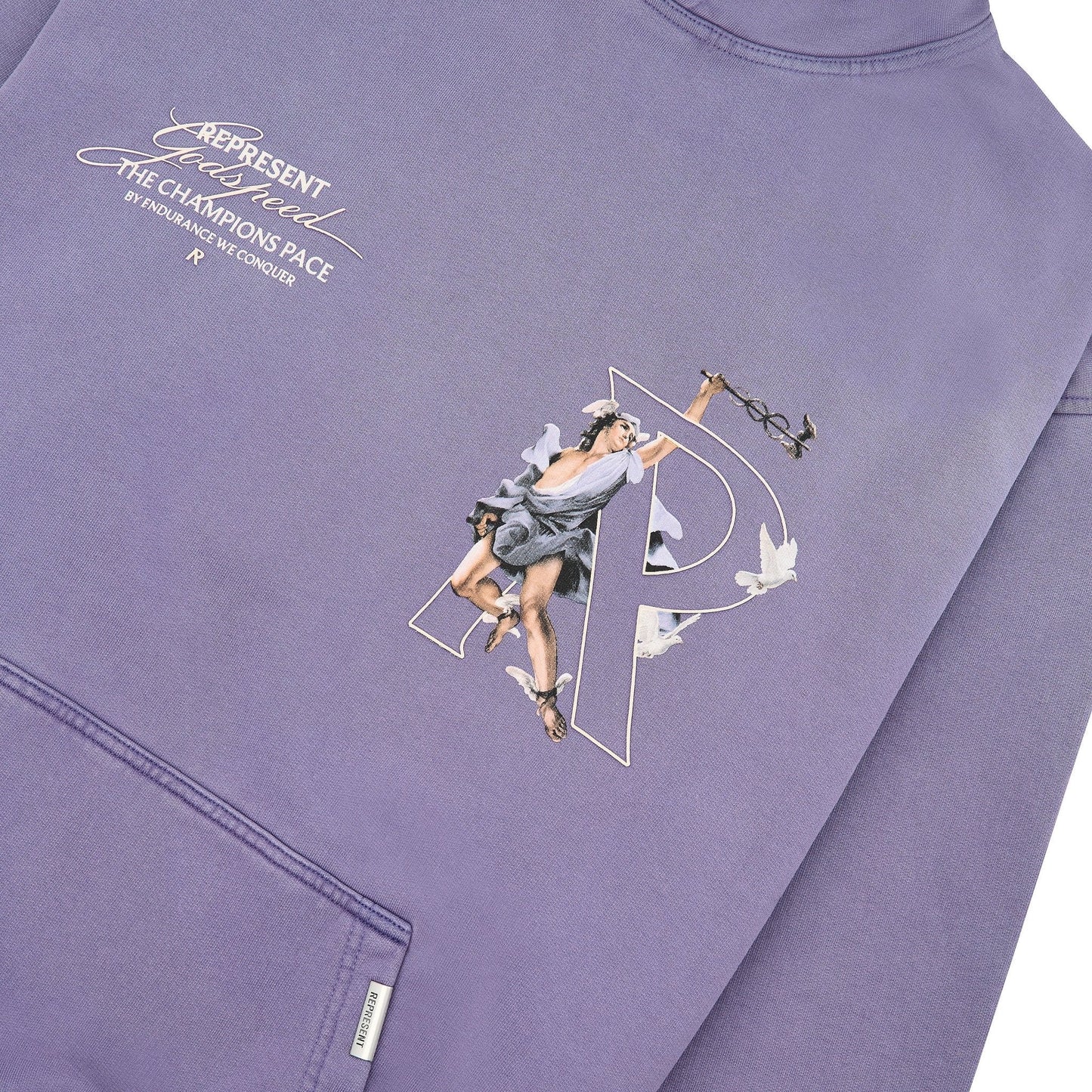 Hermes Pullover Hoodie | Purple