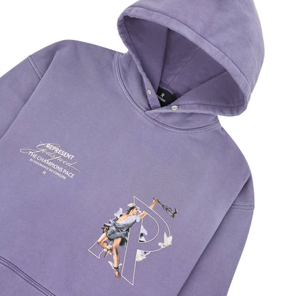 Hermes Pullover Hoodie | Purple