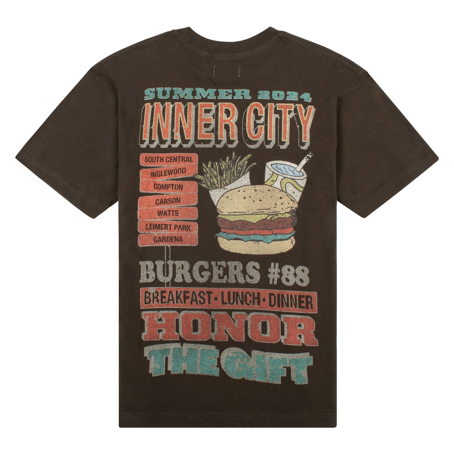 HTG Burgers Tee | Black