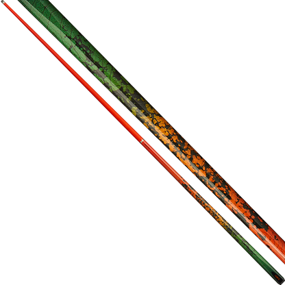 POWERGLIDE - IGNIS Carbon Composite Cue - ORANGE/GREEN