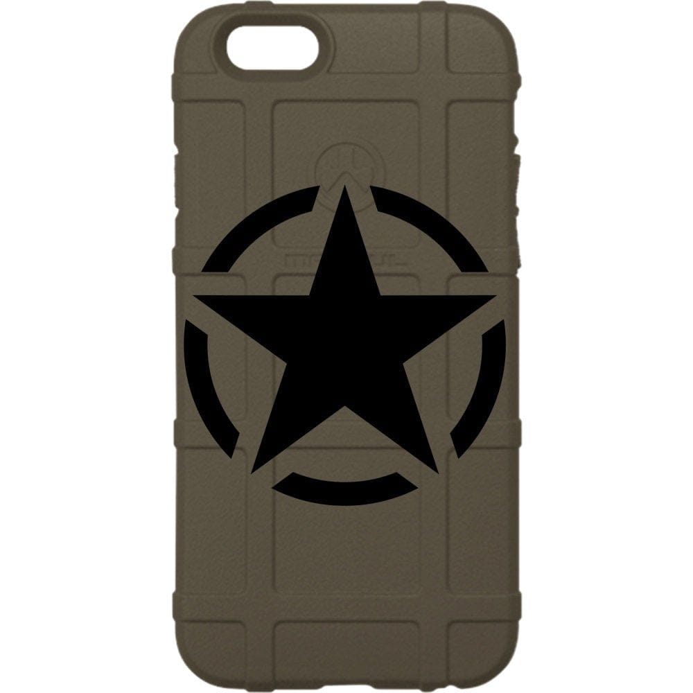 U.S. Army Star Custom Printed Case Design for Apple, Samsung, Google & Motorola Phone Models