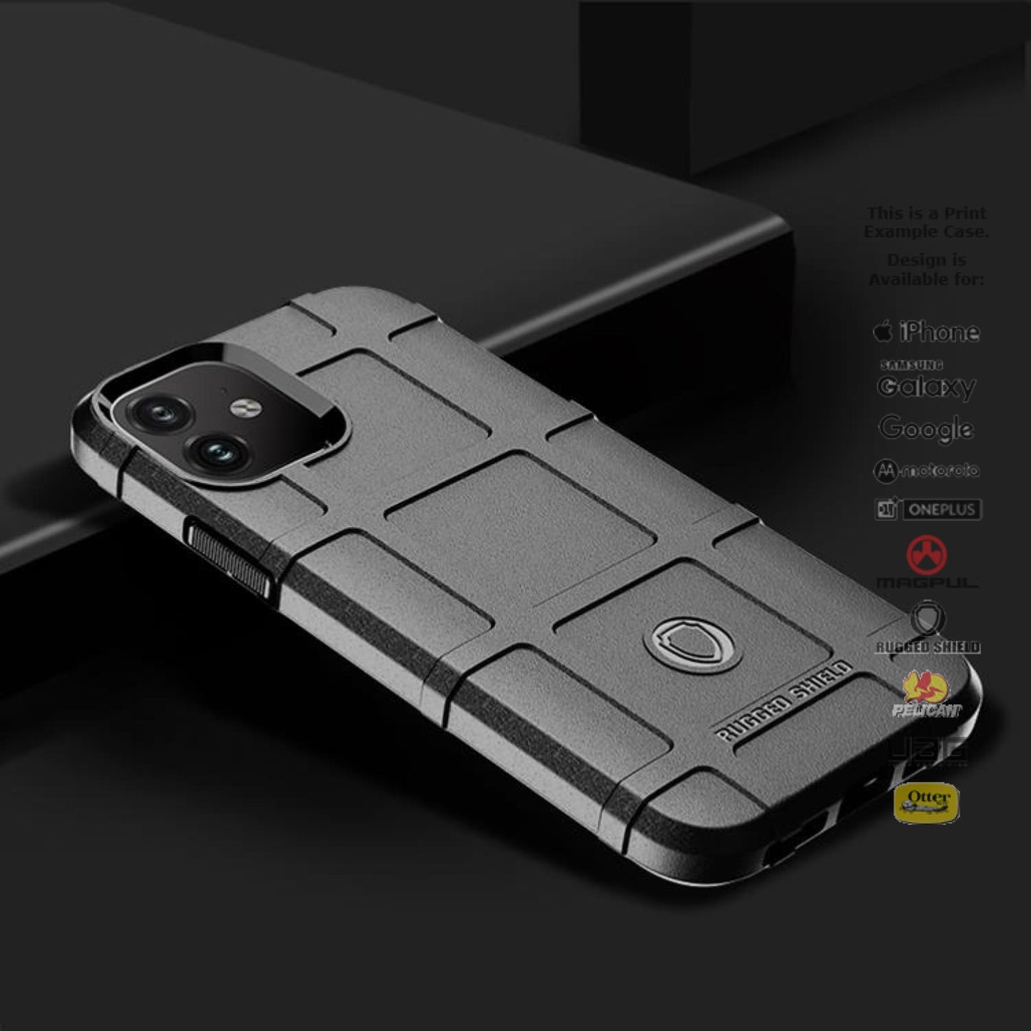 Rugged Shield Branded Solid Color TPU Cases for all Apple iPhone Models