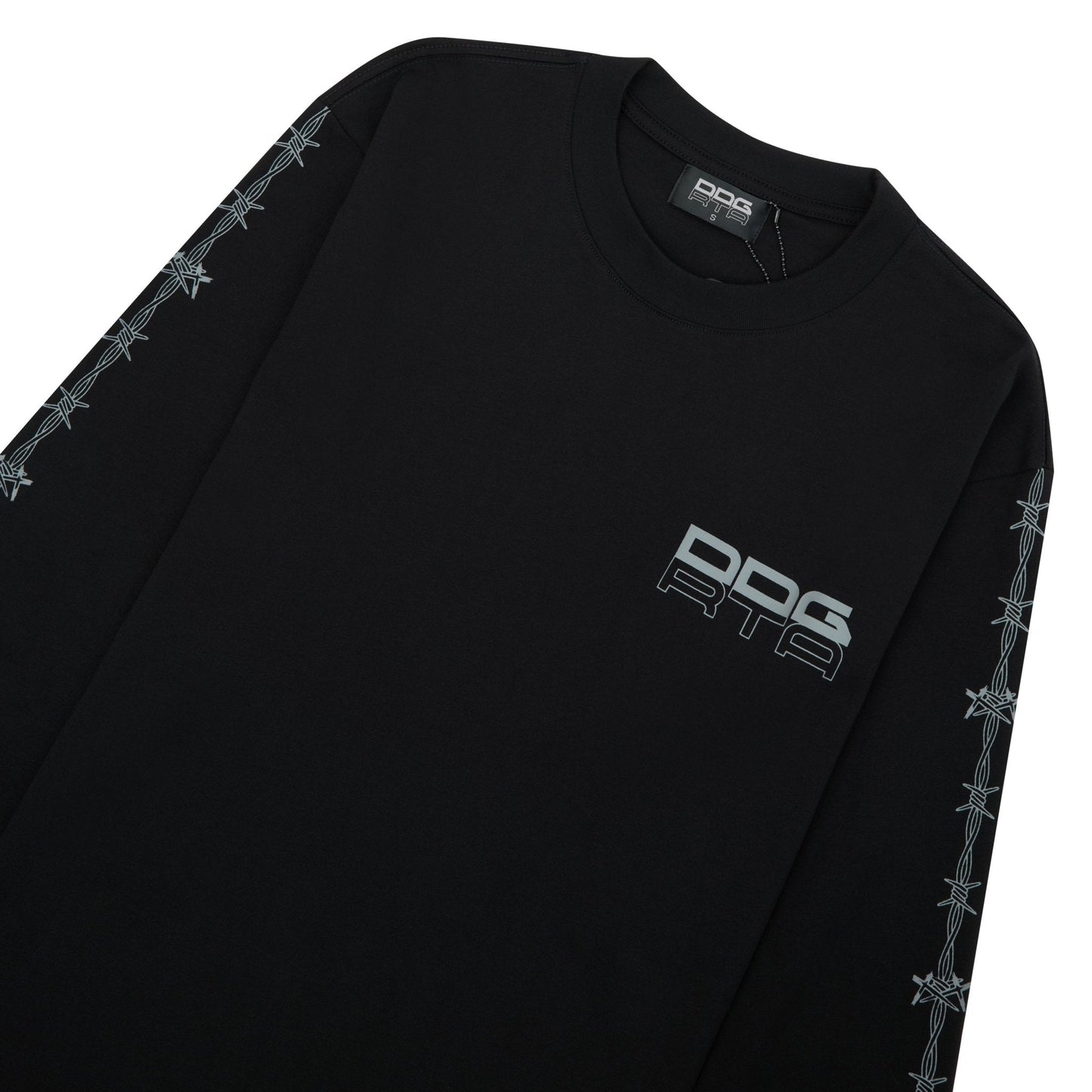 Kash Black Barbwire Tee