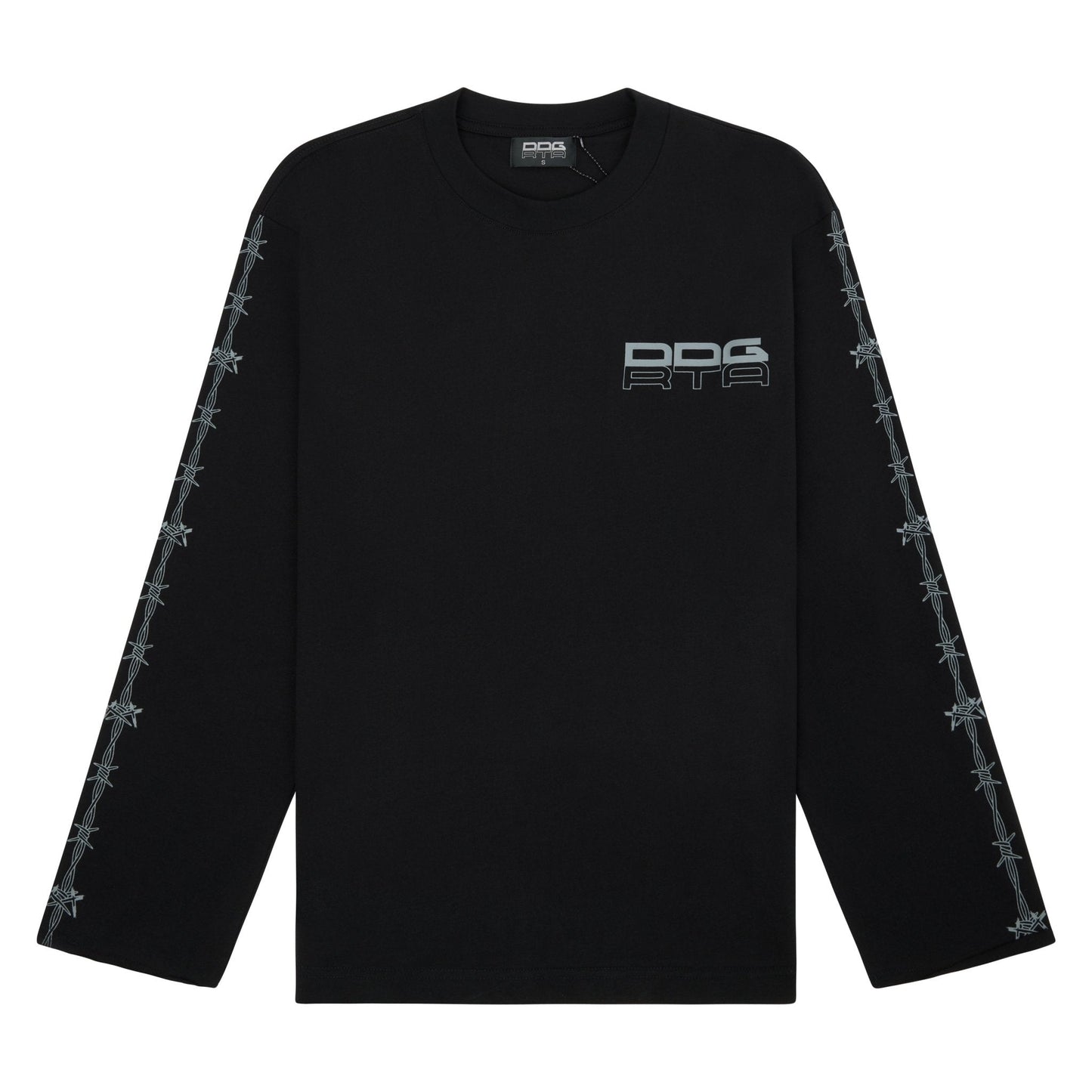 Kash Black Barbwire Tee