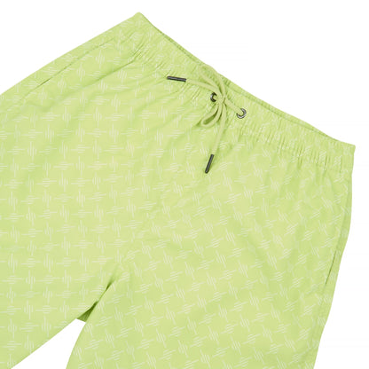 Kato Monogram Swim Short | Green