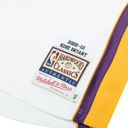 Kobe Bryant 09/10 Auth LA Lakers Jersey | White