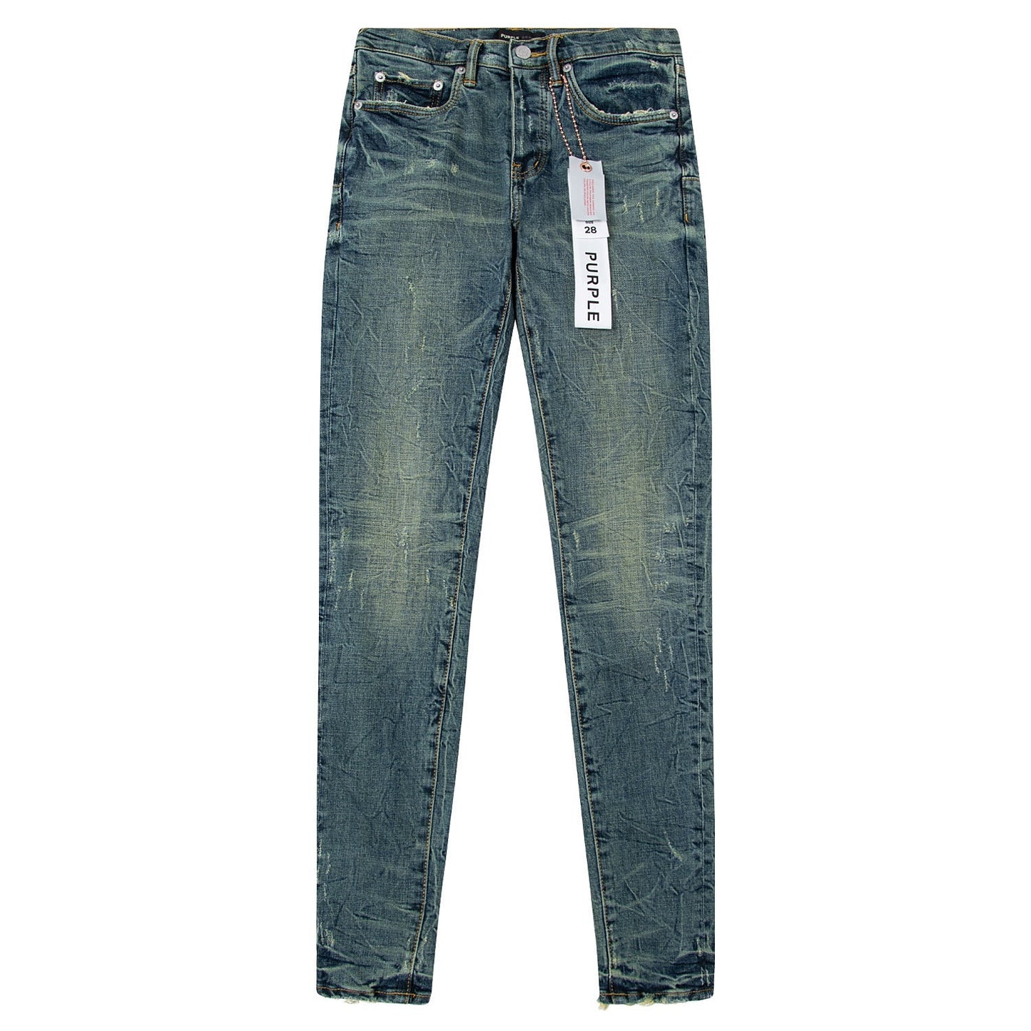 Marred Vintage Verdigris Denim