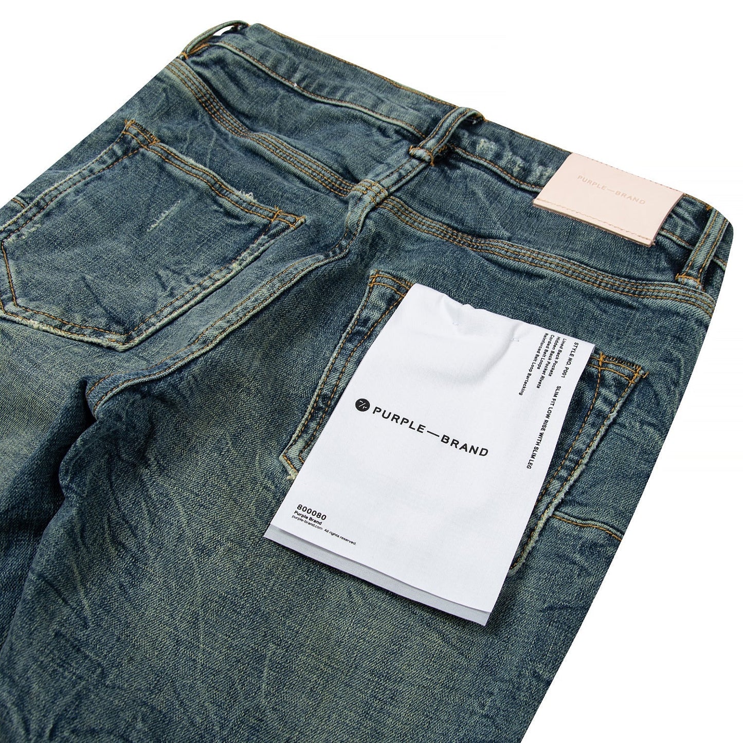 Marred Vintage Verdigris Denim