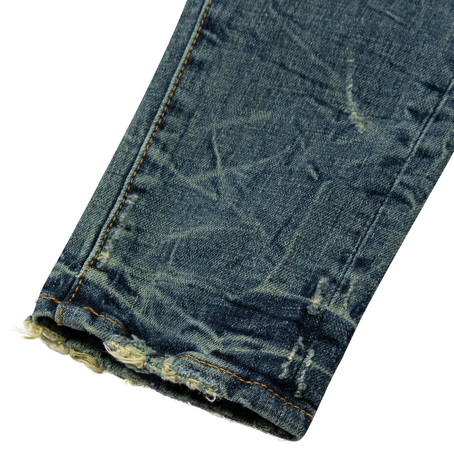 Marred Vintage Verdigris Denim