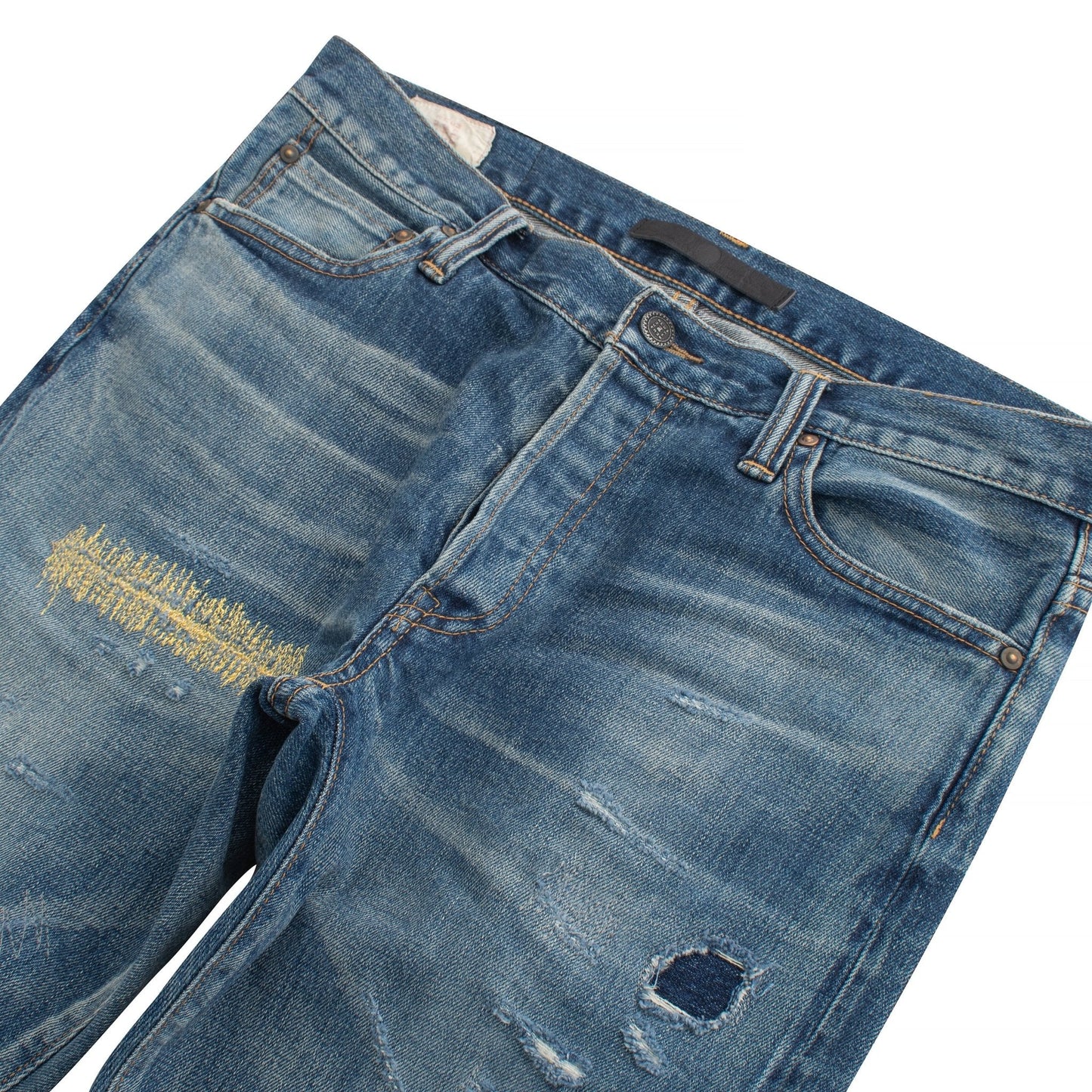 Nara Slim Haiku Gold Leaf Denim