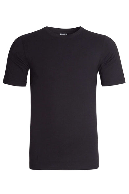 Men's Plain T-Shirts Pack Of 3 Short Sleeve Soft Breathable Cotton Blend Classic Colors For Everyday Casual Wear