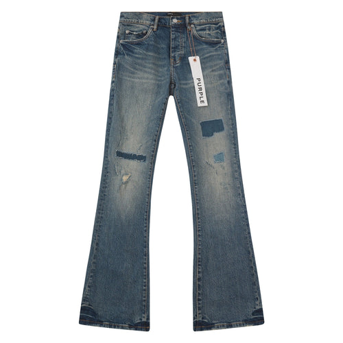 Patch Repair Flared Denim