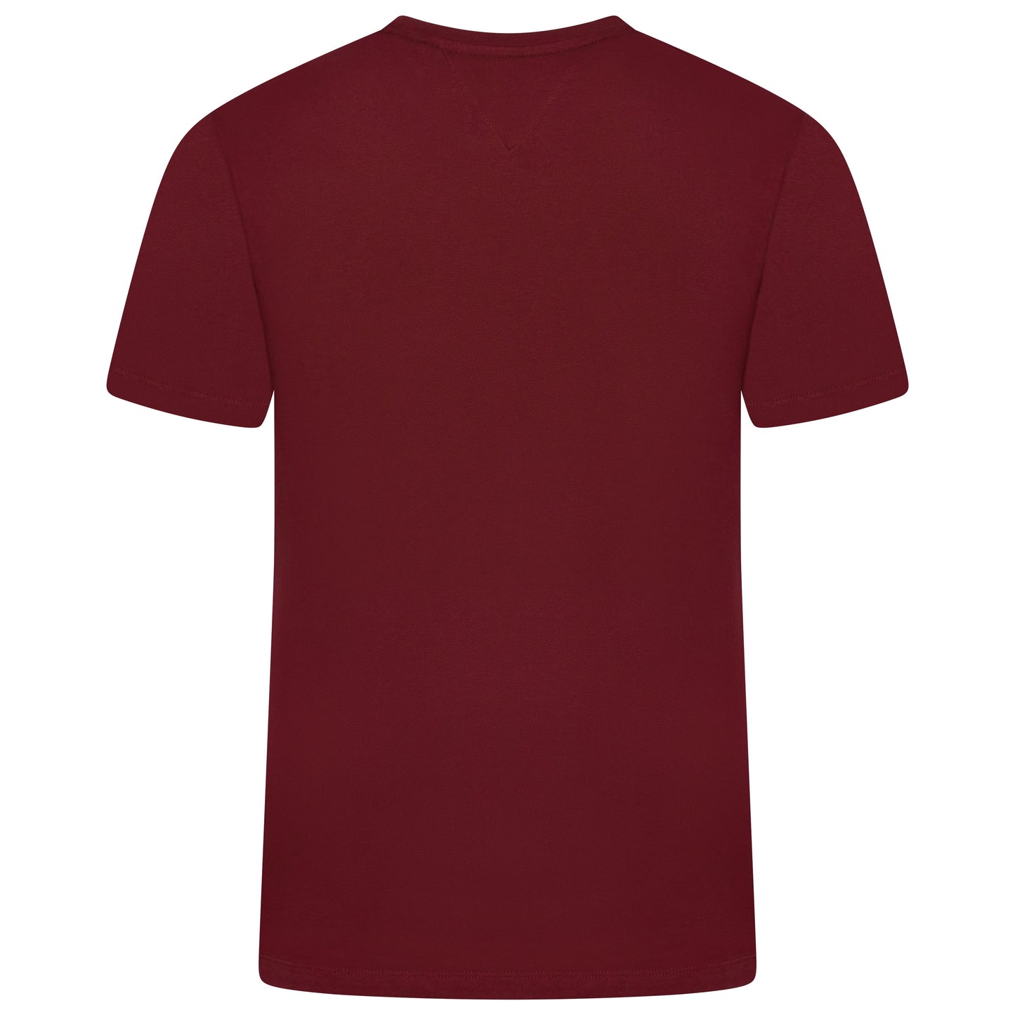 Tommy Hilfiger Flag Embroidery Fitted Crew Neck T-Shirt