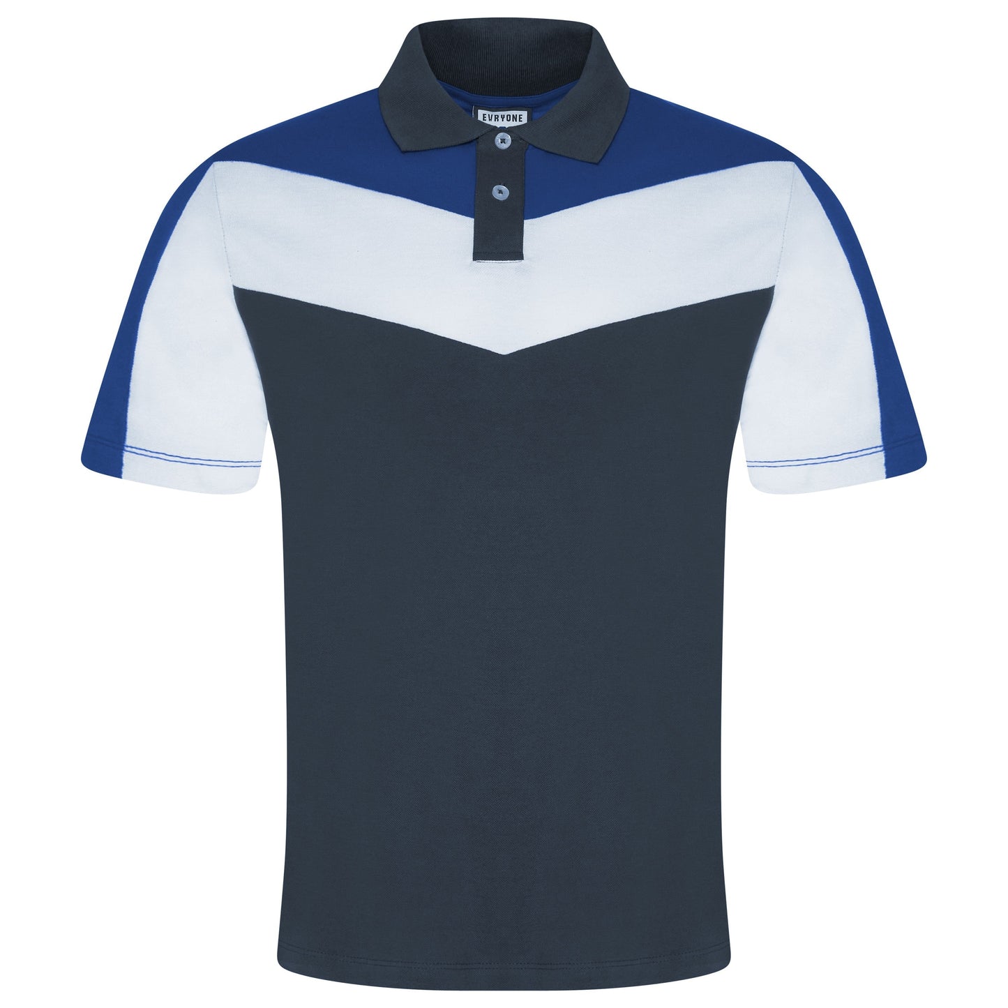 Evryone Contrast Stripe Polo Shirt